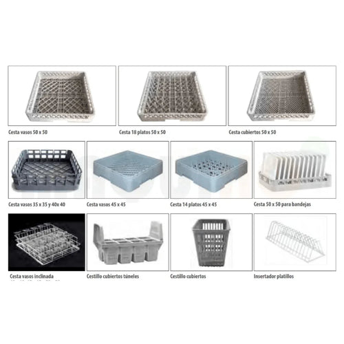 CESTA VASOS PLASTICO
